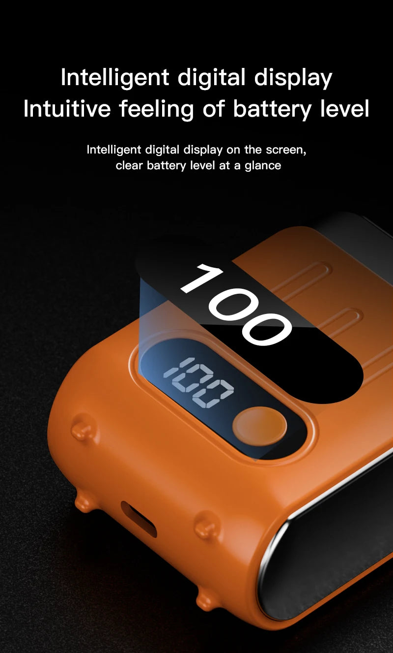 Mini Electric Smart Shaver Dual Blade Household Car Shaver Digital Display Rechargeable Shaver Powerful Beard Trimmer Tool