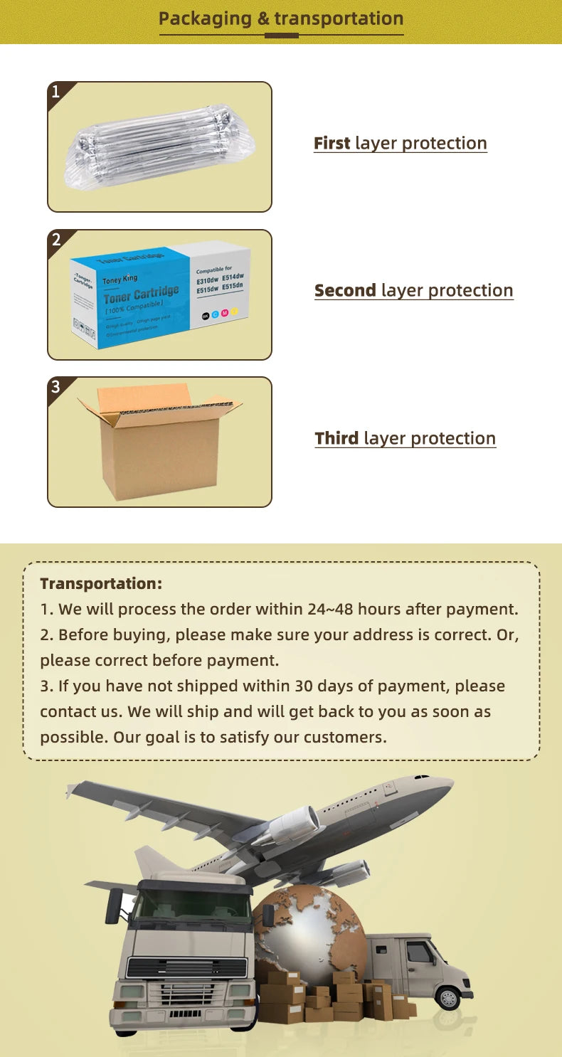 67XL 67 XL Ink Cartridge Black Color For HP ENVY 6052 6055 6058 6075 6452 6455 6458 Deskjet 1225 2732 2752 2755 Printer