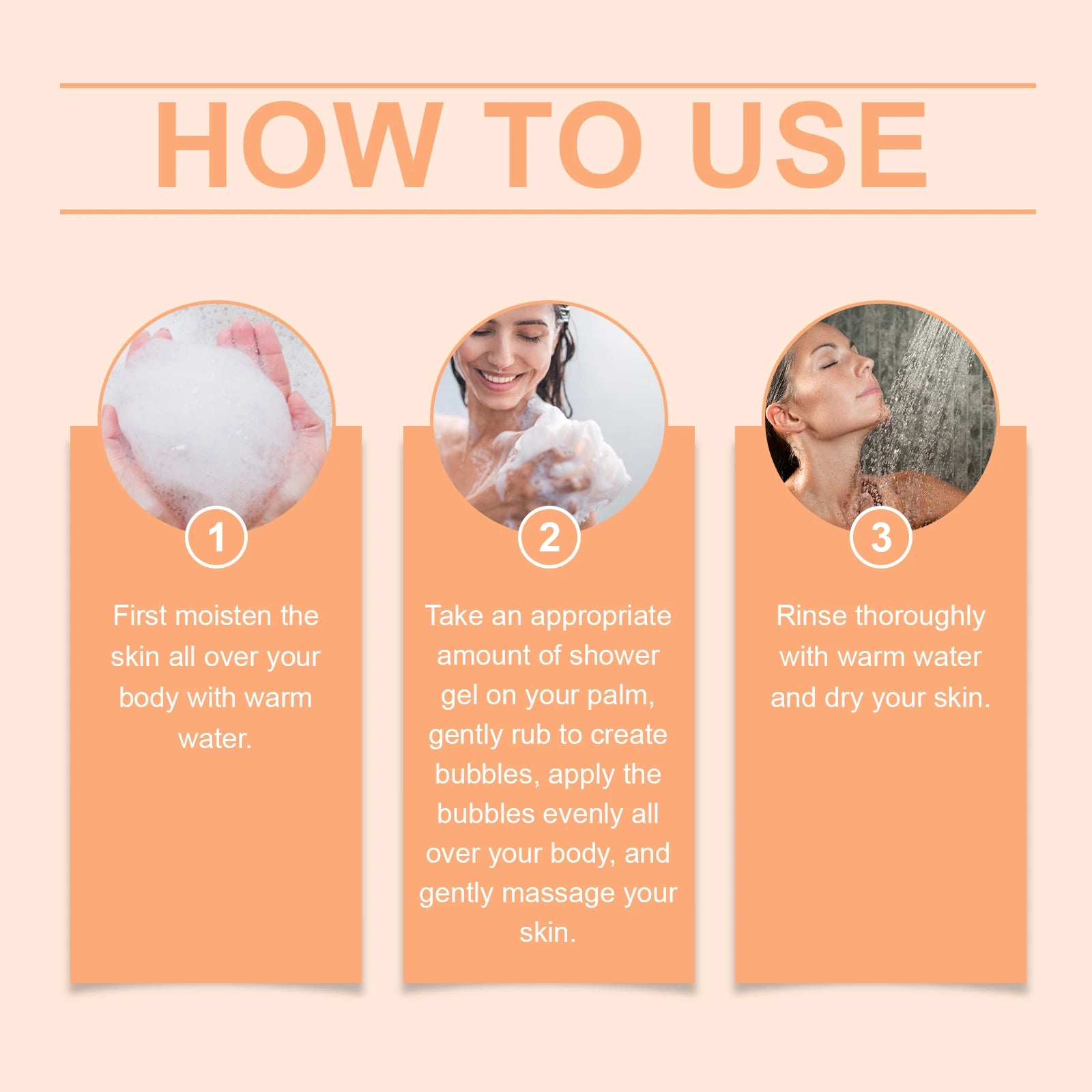 Papaya Moisturizing Shower Gel Nourish Brighten Skin Tone Gentle Cleansing Improve Drying Softening Keratin Fragrant Bath Lotion