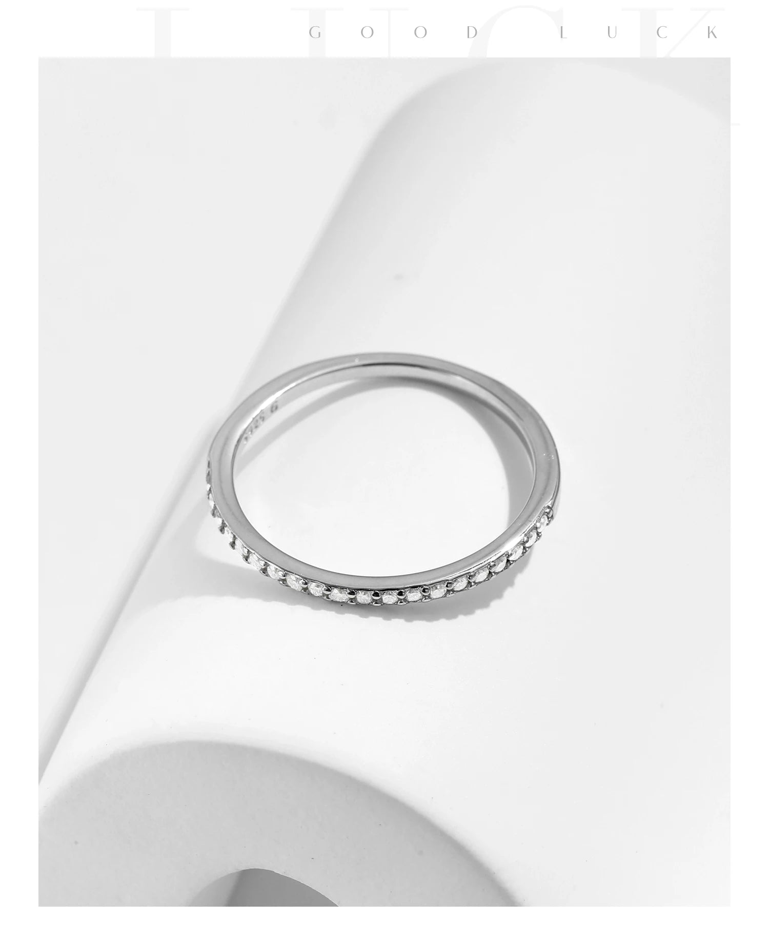 MODIAN D Moissanite Simple Earrings 925 Silver For Women