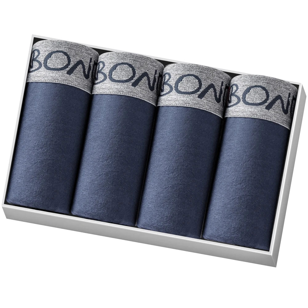 Set of 4 Cotton Men's Underwear - Comfortable &amp; Sexy