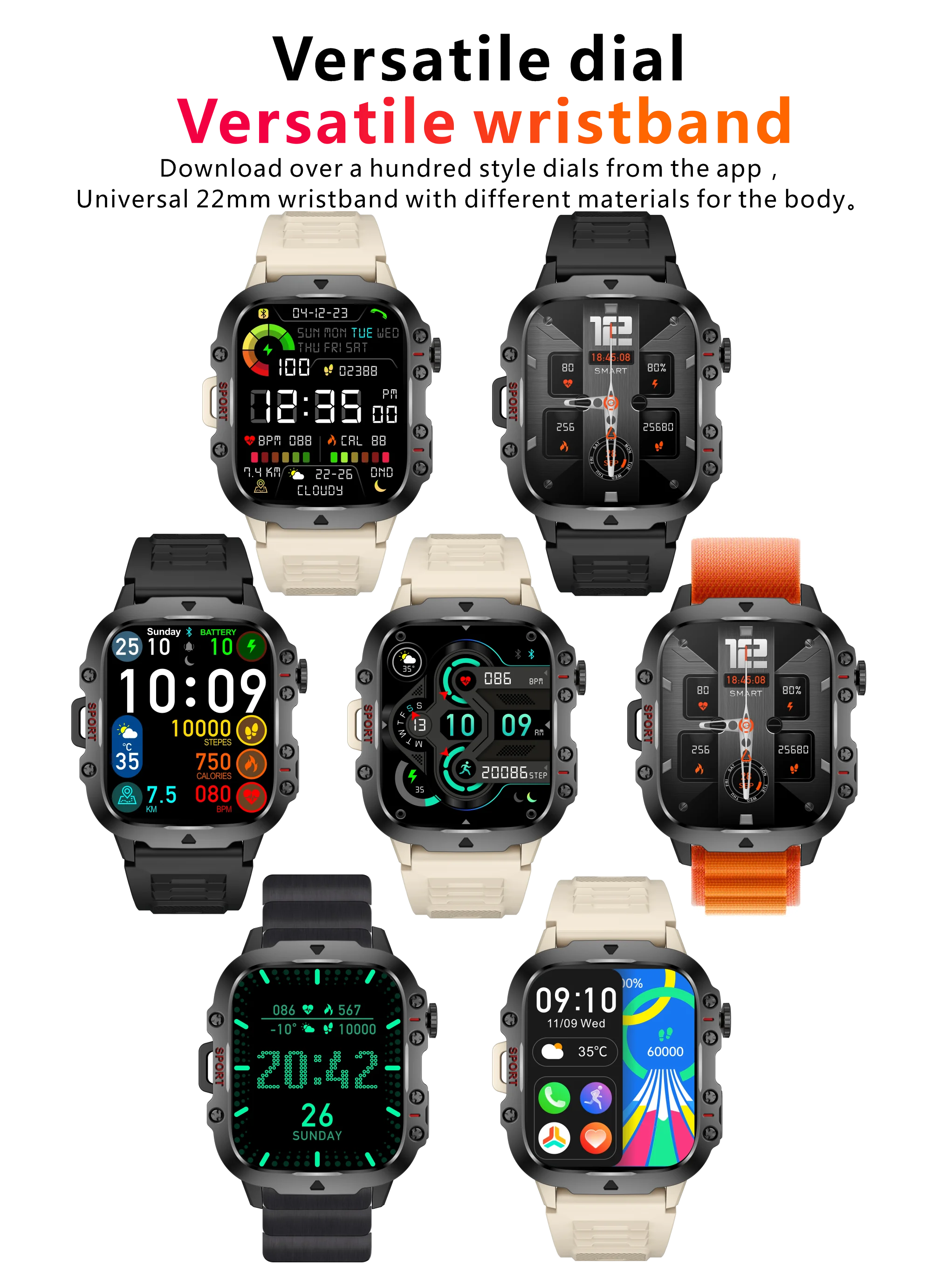 Đồng hồ thông minh nam 2025 màn hình HD, gọi BT, GPS