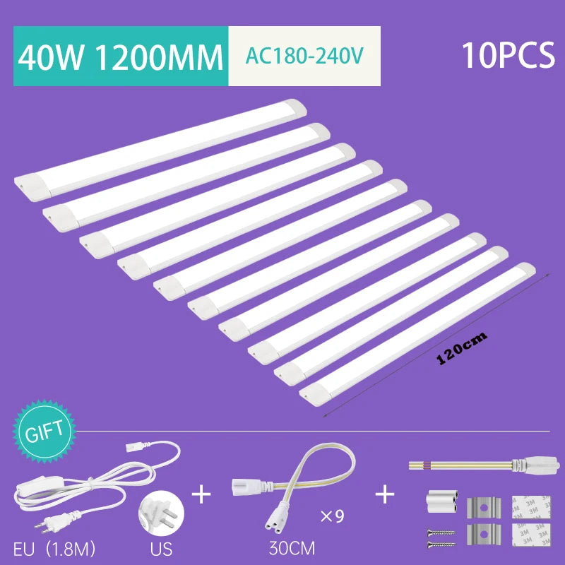 Đèn Led Tuýp Dài 220V Gắn Trần Dây Cho Phòng Ngủ