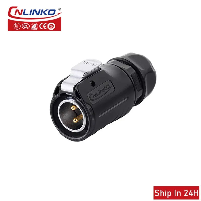 Durable Waterproof IP67 Industrial LED Connector