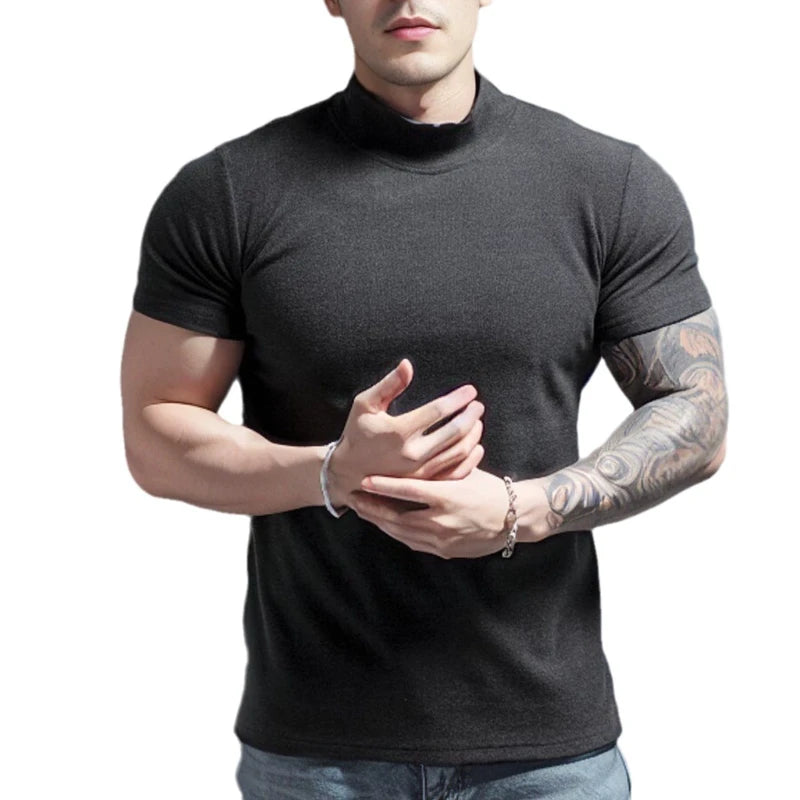 Men's Summer Quick Dry Body Gym Fit Sports T-Shirt