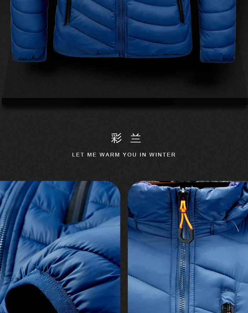 2023 Men's Fishing Jacket Waterproof Winter Warm