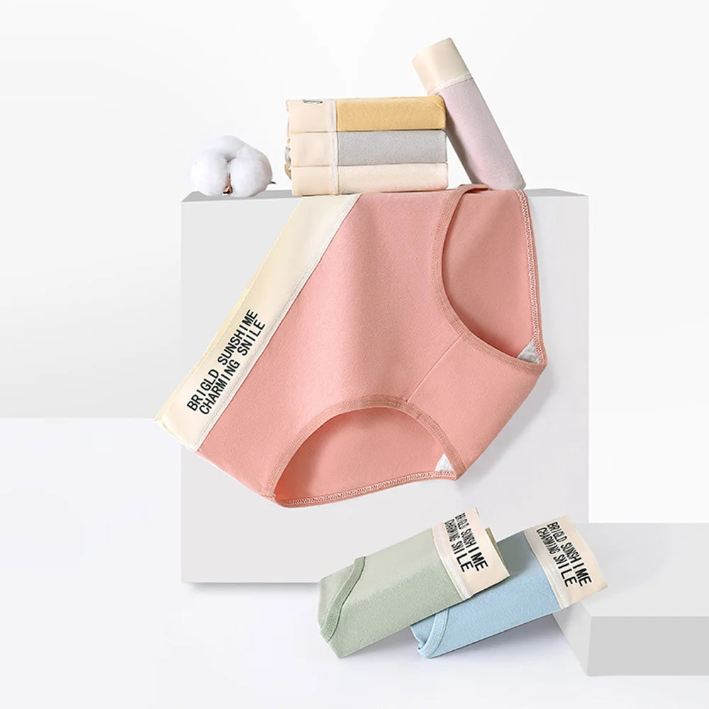 Quần Lót Nữ Cotton Kháng Khuẩn Mềm Mại - 7 Cái