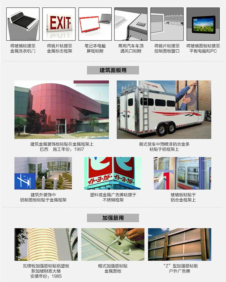 3M 9448A Strong Double Sided Foam Tape Self Adhesive EVA Foam Sticky Decor Strong Pad Mounting Sponge Adhesive Fixed Wall - Daisan Mart