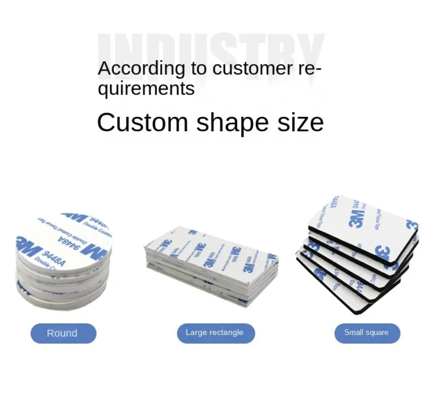 3M 9448A Strong Double Sided Foam Tape Self Adhesive EVA Foam Sticky Decor Strong Pad Mounting Sponge Adhesive Fixed Wall - Daisan Mart