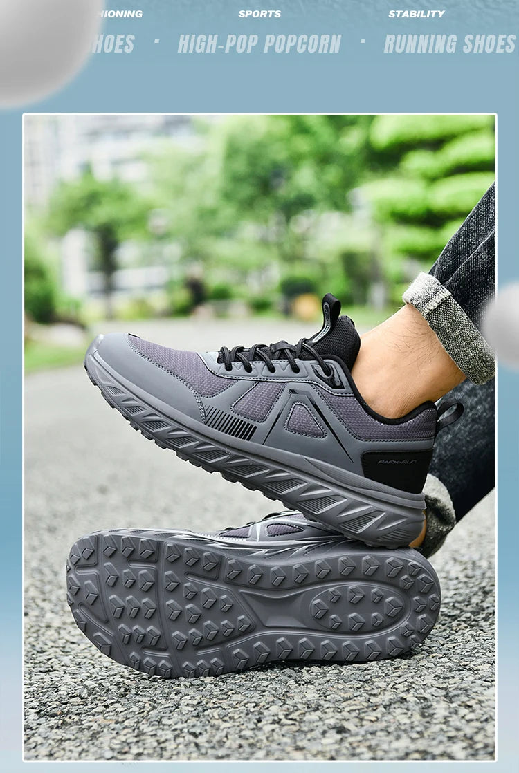 Men's Running Shoes Wide Sole Breathable Anti-Slip