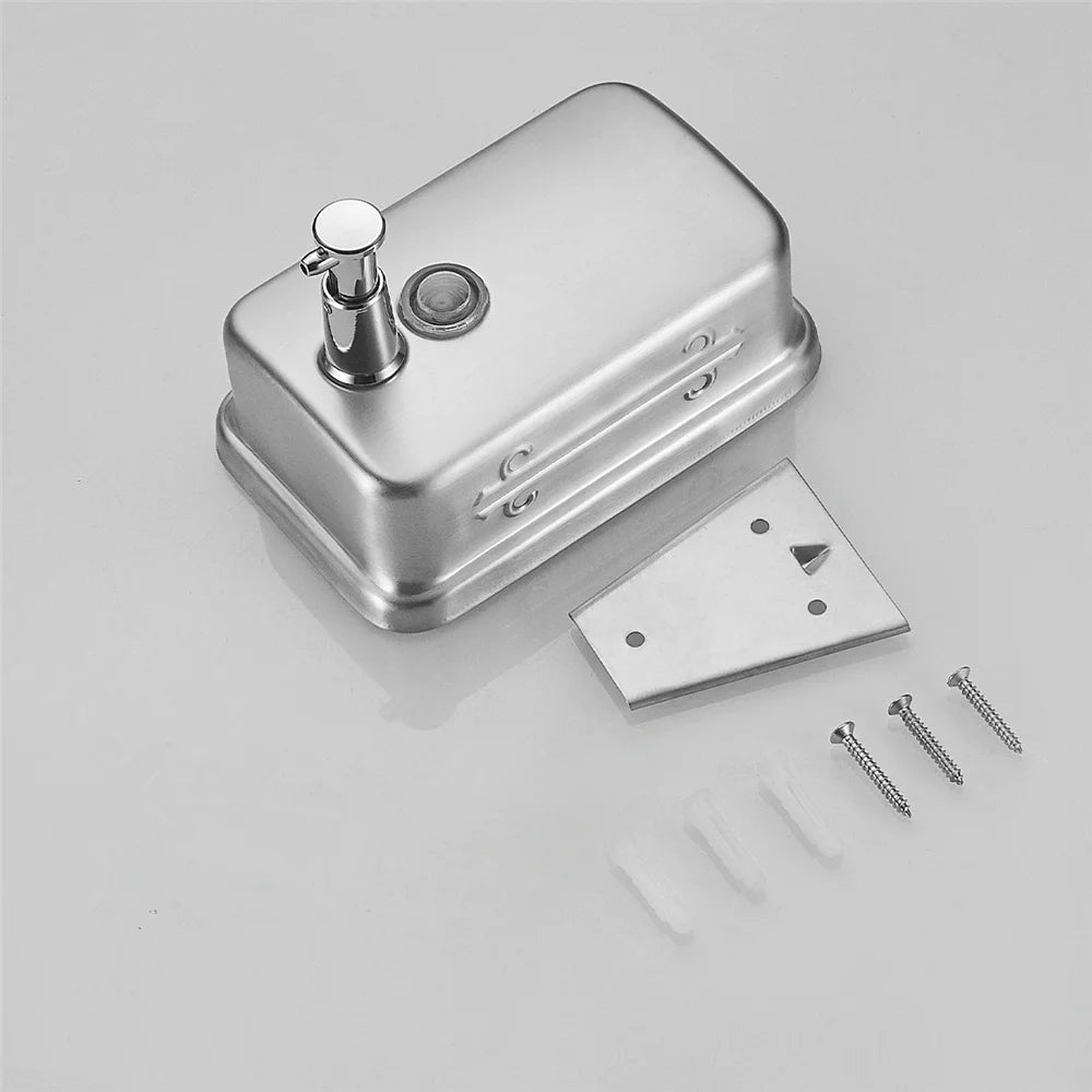 Bình Xà Phòng Treo Tường Inox 304 Mạ Vàng Hồng Cổ - Daisan Mart