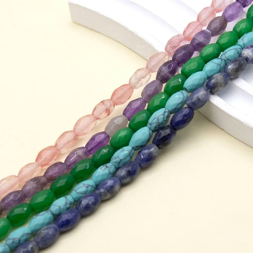 6x9mm Amethyst Column Beads Jewelry