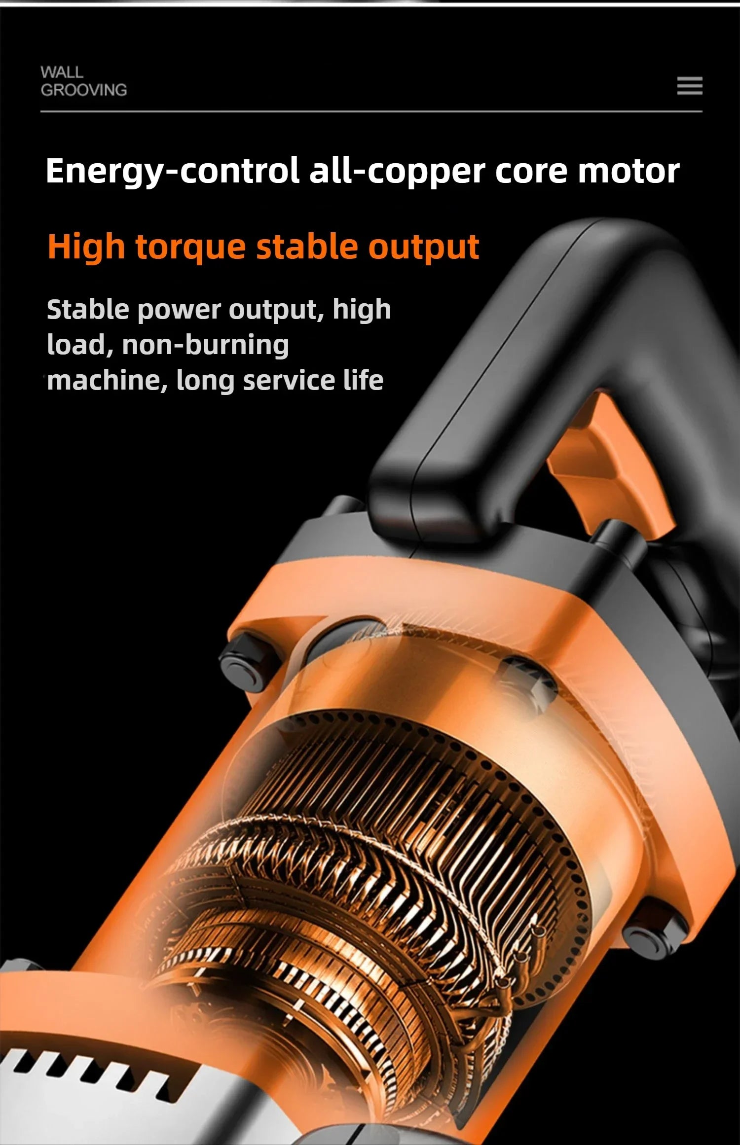 Electric Wrench 220V Plug-in High Power Auto Repair Tower Crane Industrial Grade High Torque Heavy Impact Electric Air Cannon