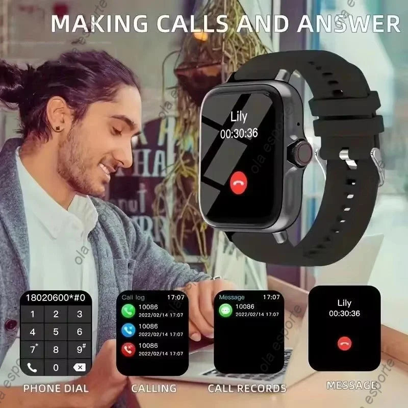 Smart Watch 2024 Touch, Bluetooth Call, Sports