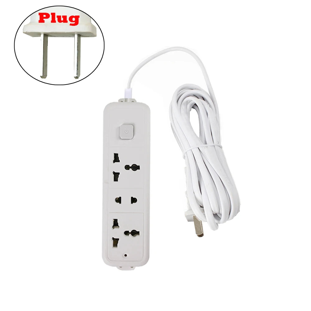 Ổ Cắm Đa Năng 3/4 Cổng USB EU/UK/US với Dây 2.5M