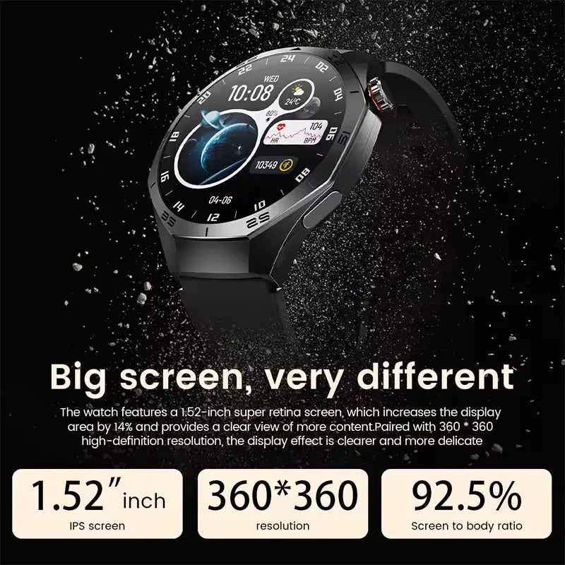 GUHUAVMI GT5 Pro GPS Smart Watch, BT Calling
