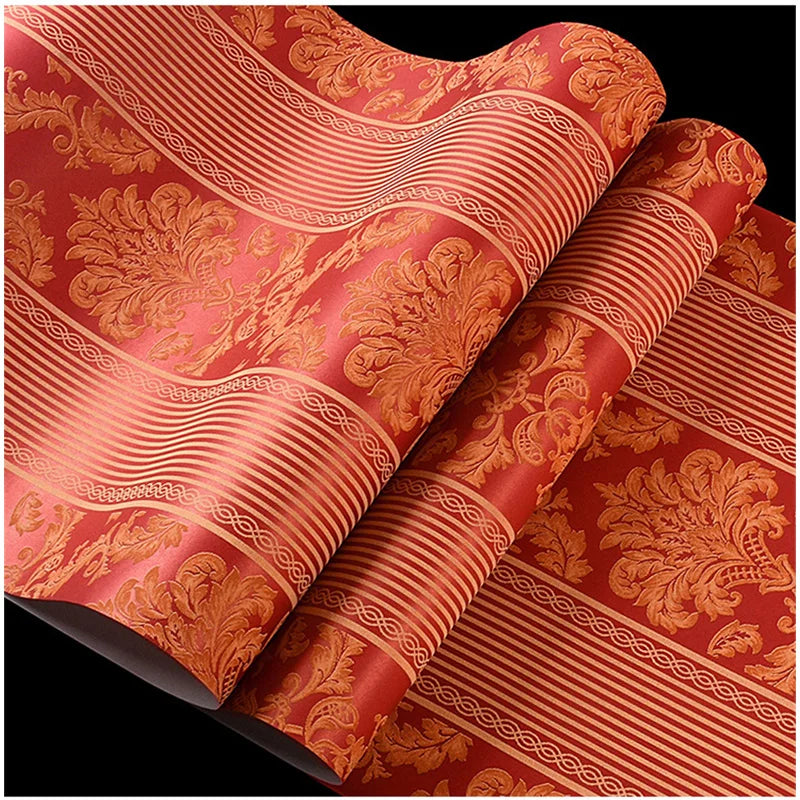 European 3D Wallpaper for Luxury Bedroom &amp; Living Room