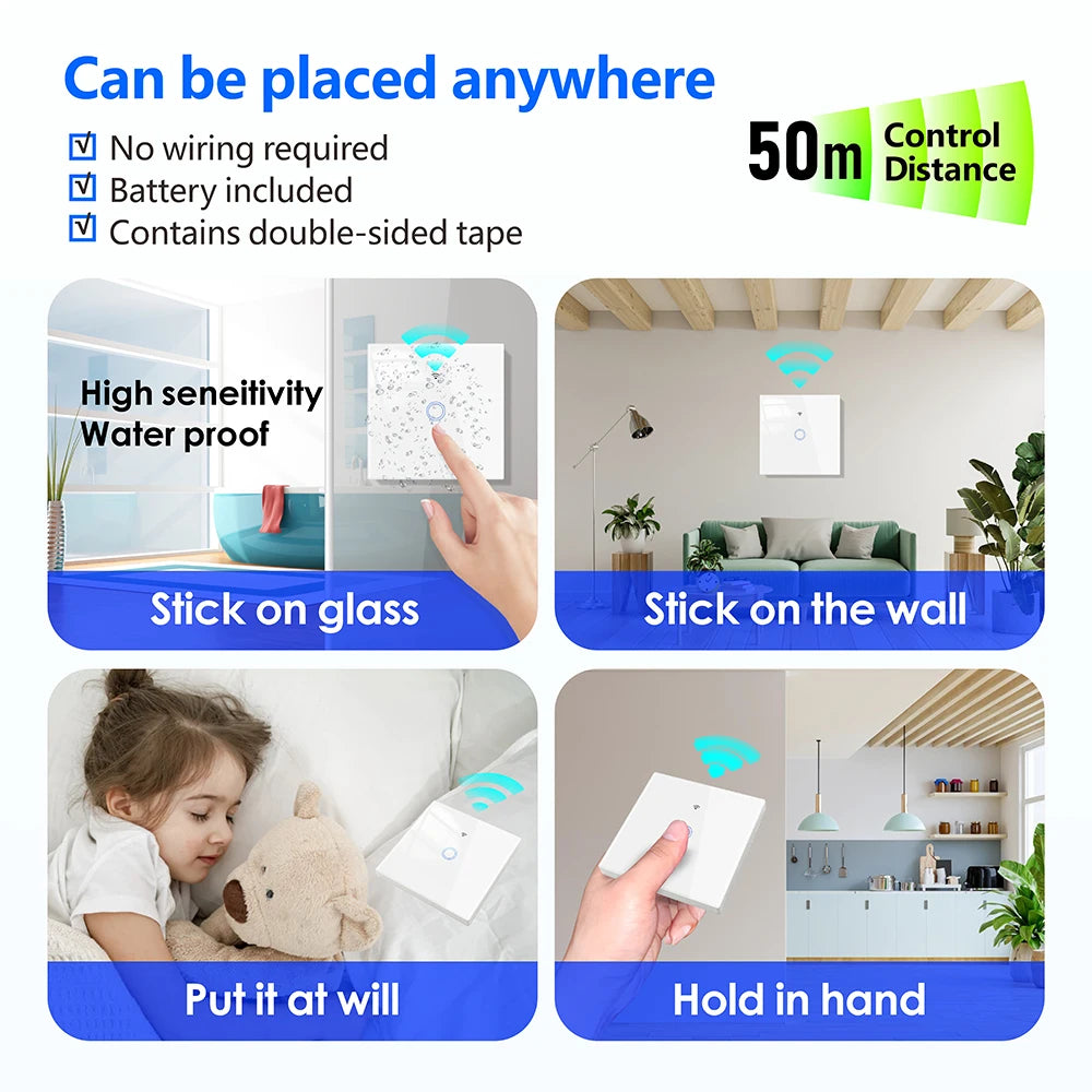 Công tắc RF thông minh 433Mhz cho LED