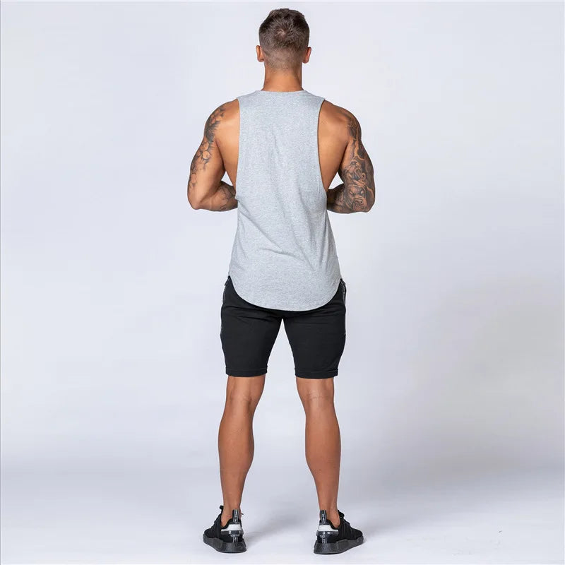 Áo Tank Tập Gym Nam Cotton Không Tay Thoáng Khí Hè - Daisan Mart