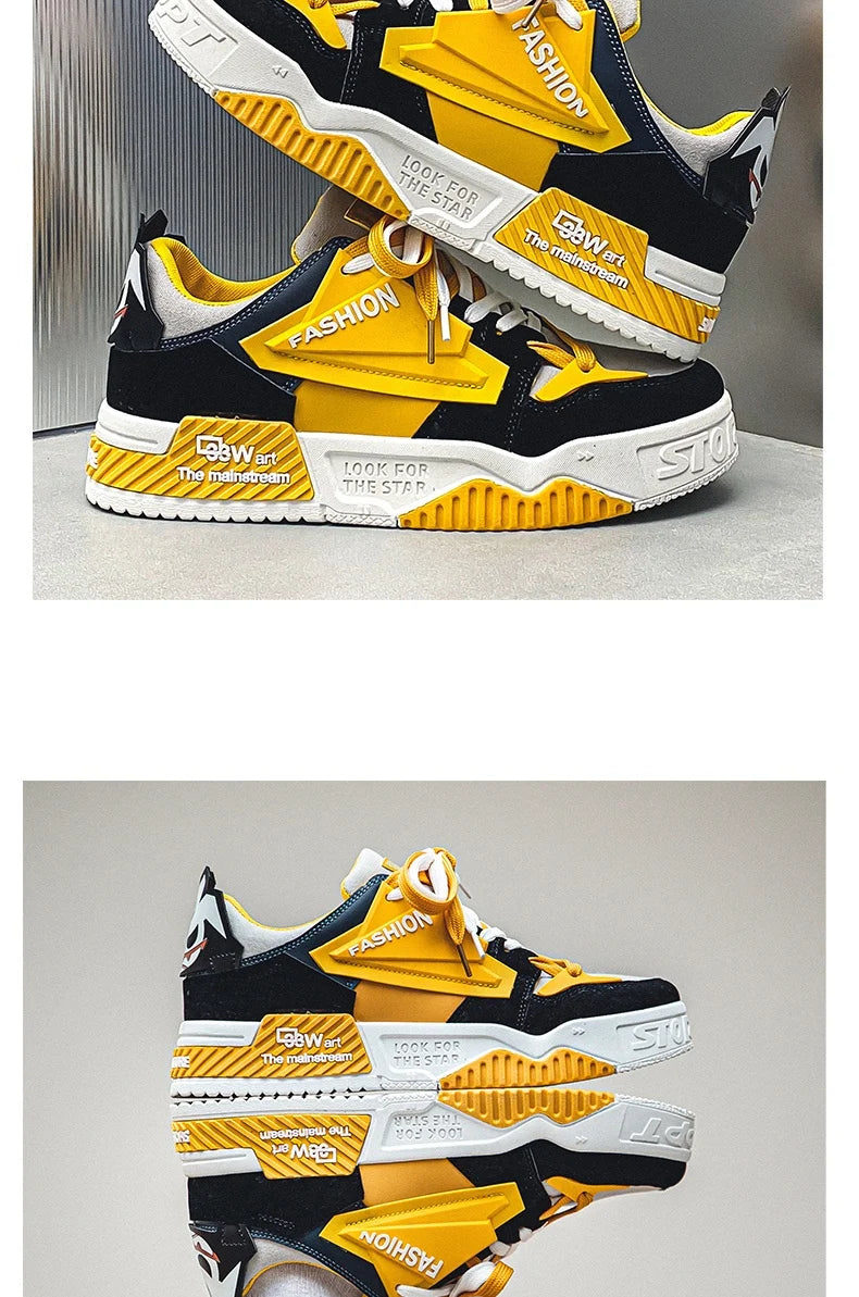 Red Fashion Couple Shoes Hip Hop Style Men And Women