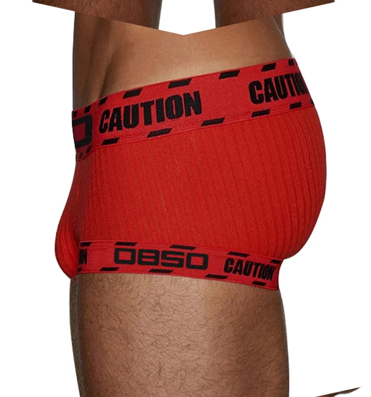Men's Boxer Underwear Soft Cotton Sexy 3D Long