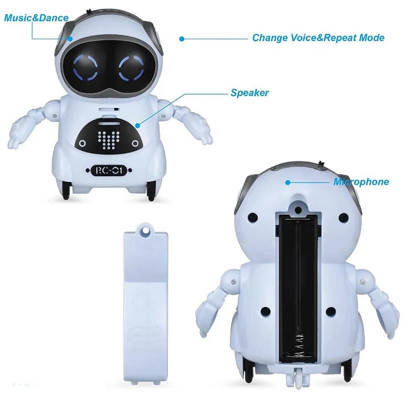 Robot Can Talk Interactive Dialogue Voice Recognition Recording Singing And Dancing Storytelling Mini Smart Robot Toy - Daisan Mart