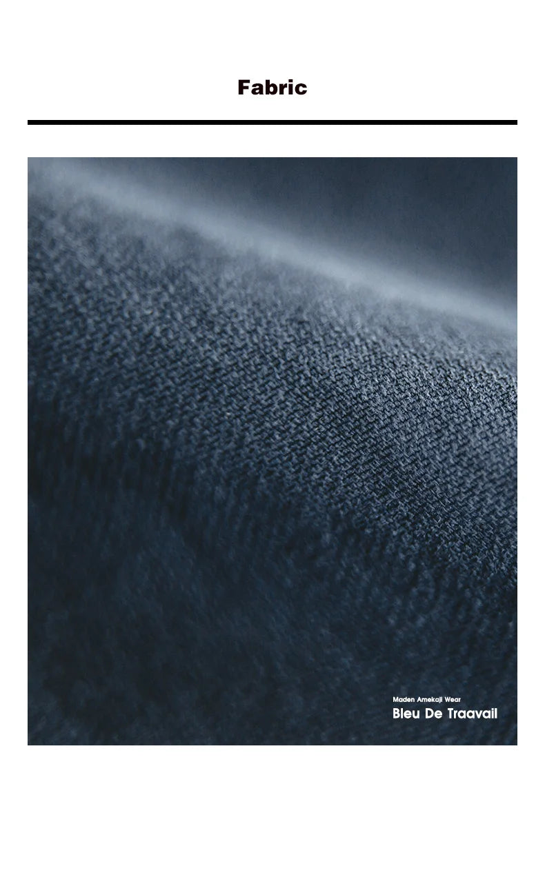 Maden Navy Men's Jacket Multi-Pocket Comfortable Spring Autumn