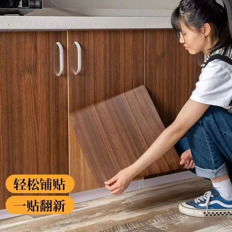 Giấy Dán Tường Vân Gỗ Chống Nước 10m Renovate Nội Thất