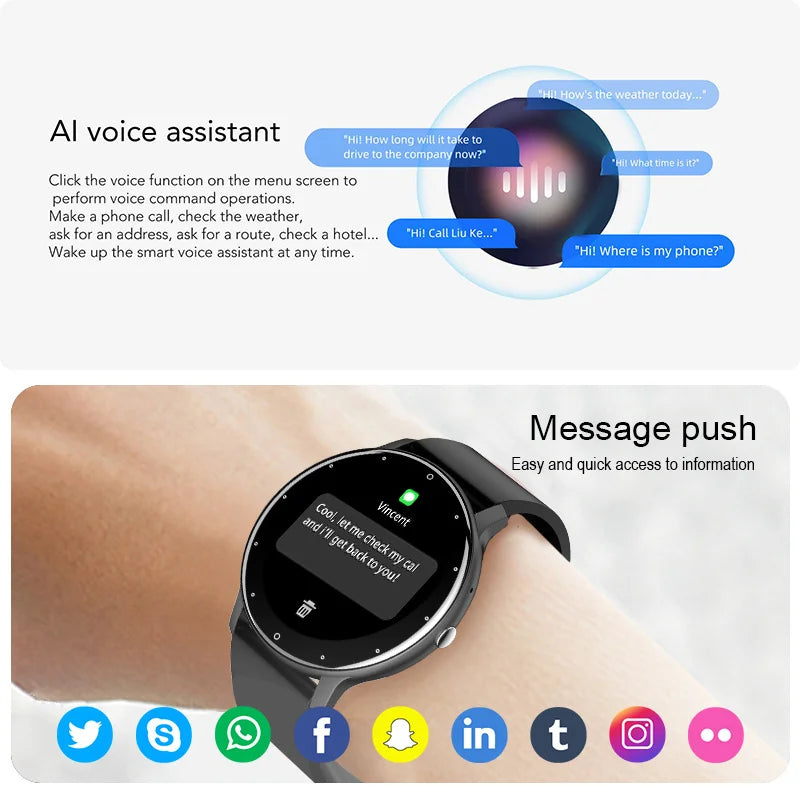 LIGE ZL02 Smart Watch IP67 Bluetooth 5.2 Calling