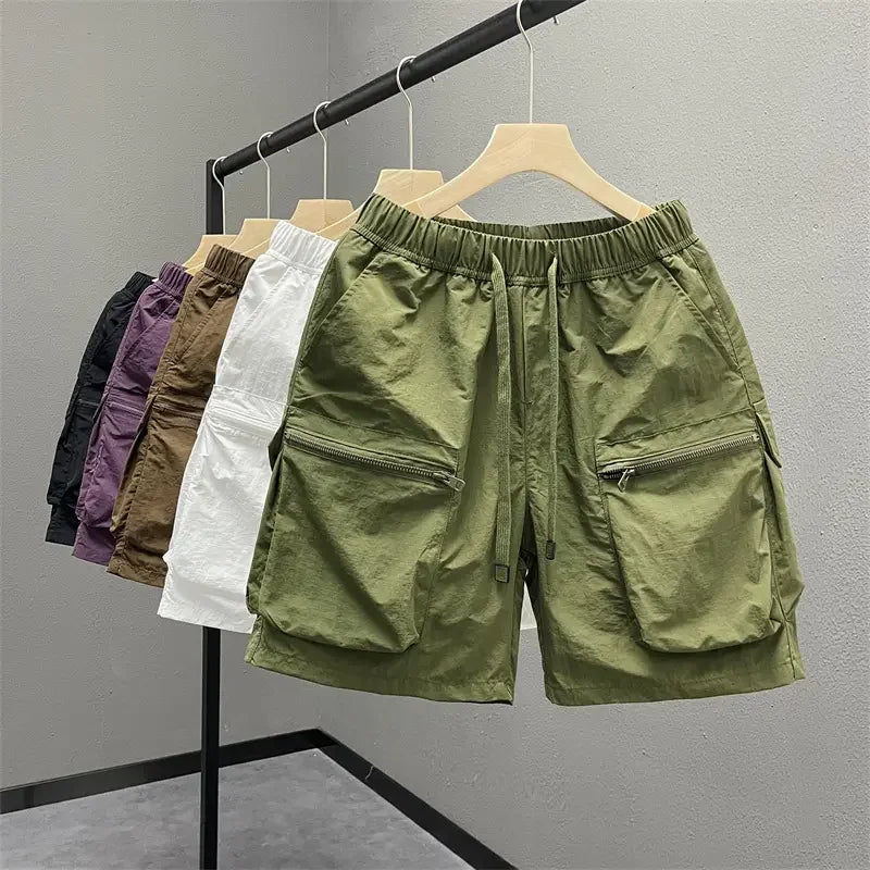 Men's Summer Sports Pants Stretch Comfortable 4/5