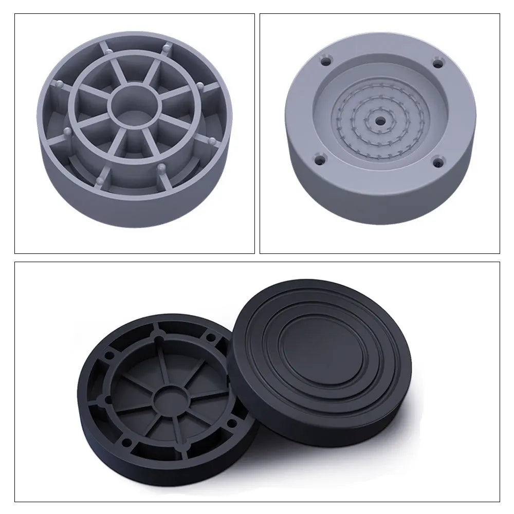 4個裝防震腳墊橡膠墊防滑靜音通用洗衣機冰箱支撐避震器洗衣機支架