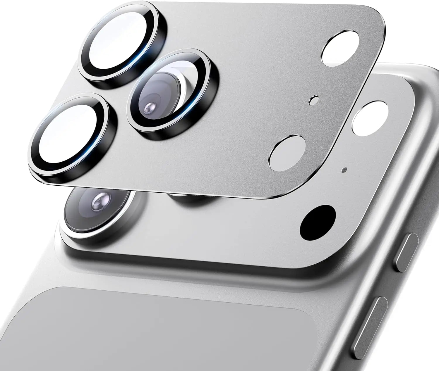 Metal Camera Protector Glass For iPhone 17 Pro Max 17Pro Max Alloy Lens Ring Cover For iPhone17 Pro Max Phone Lens Accessories