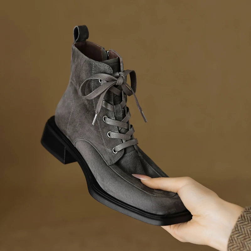 2025 Classic Genuine Leather Women's Anti-Slip Boots