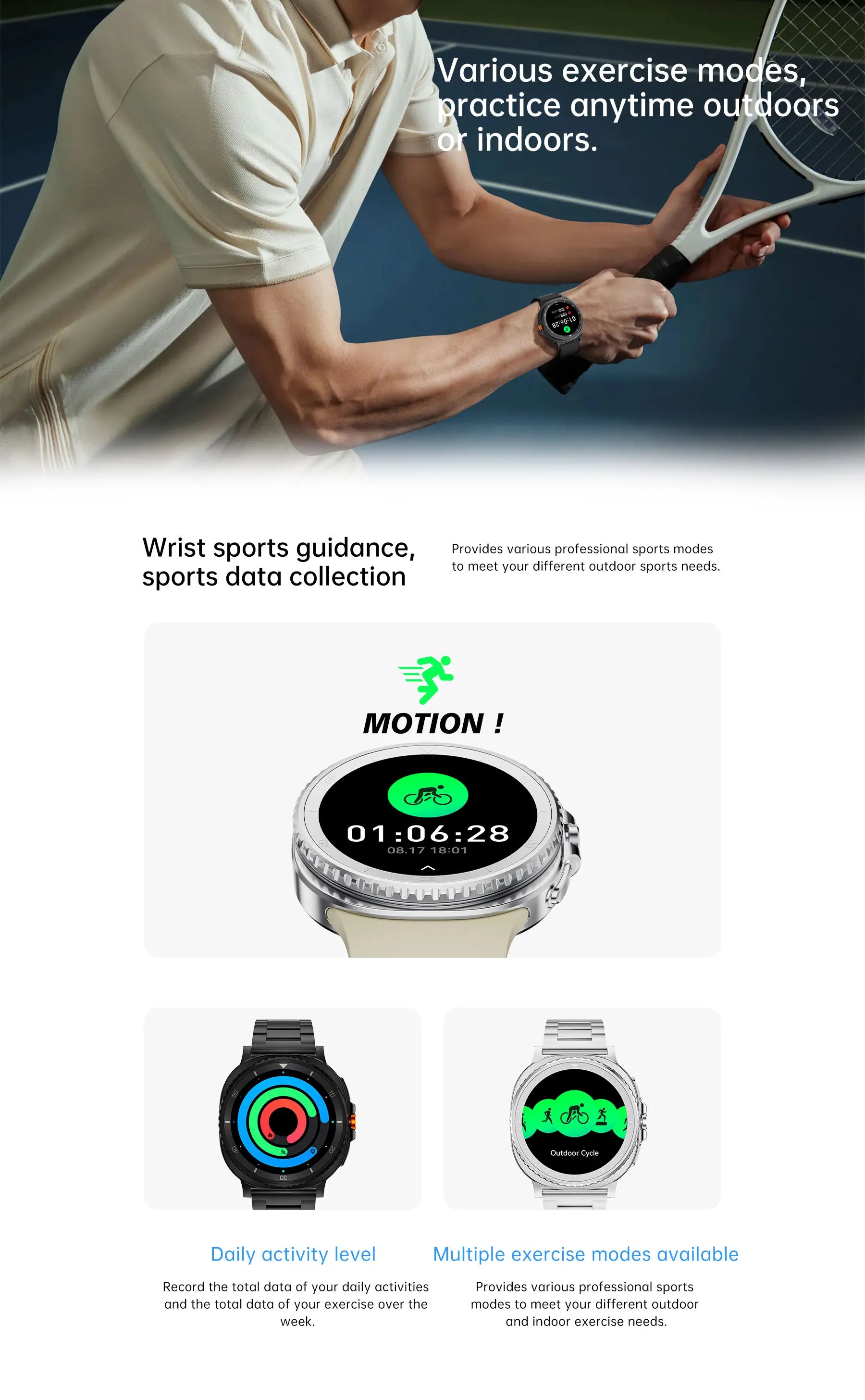 Đồng Hồ Thông Minh SK46 Classic Màn Hình AMOLED 1.32