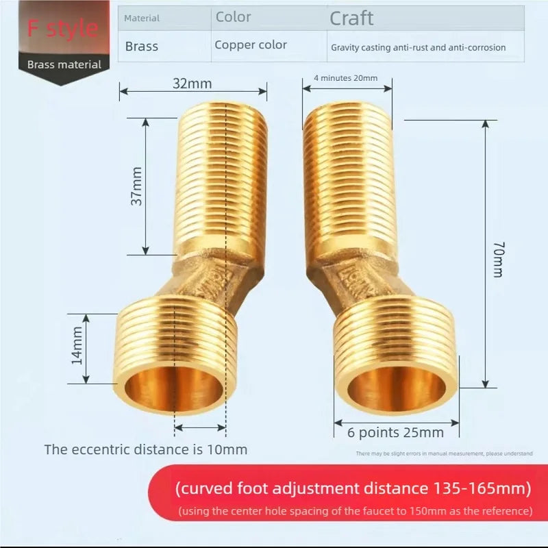 ###Phụ Kiện Phòng Tắm: Đầu Nối Chân Vòi Góc Treo Tường