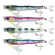 3D Glowing Jig Lure Fast Sinking 40g60g80g
