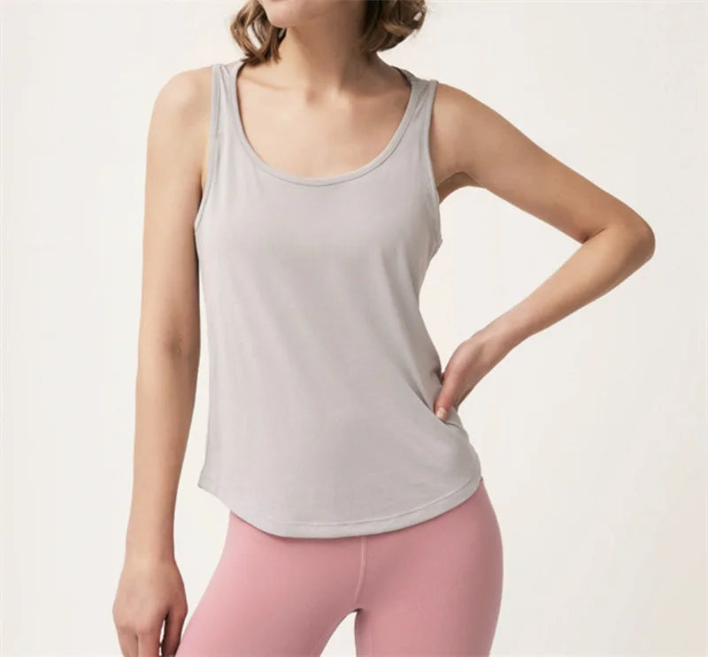 Áo Tập Yoga Nữ Lưng Hở Thoáng Mát, Thoải Mái Năng Động - Daisan Mart