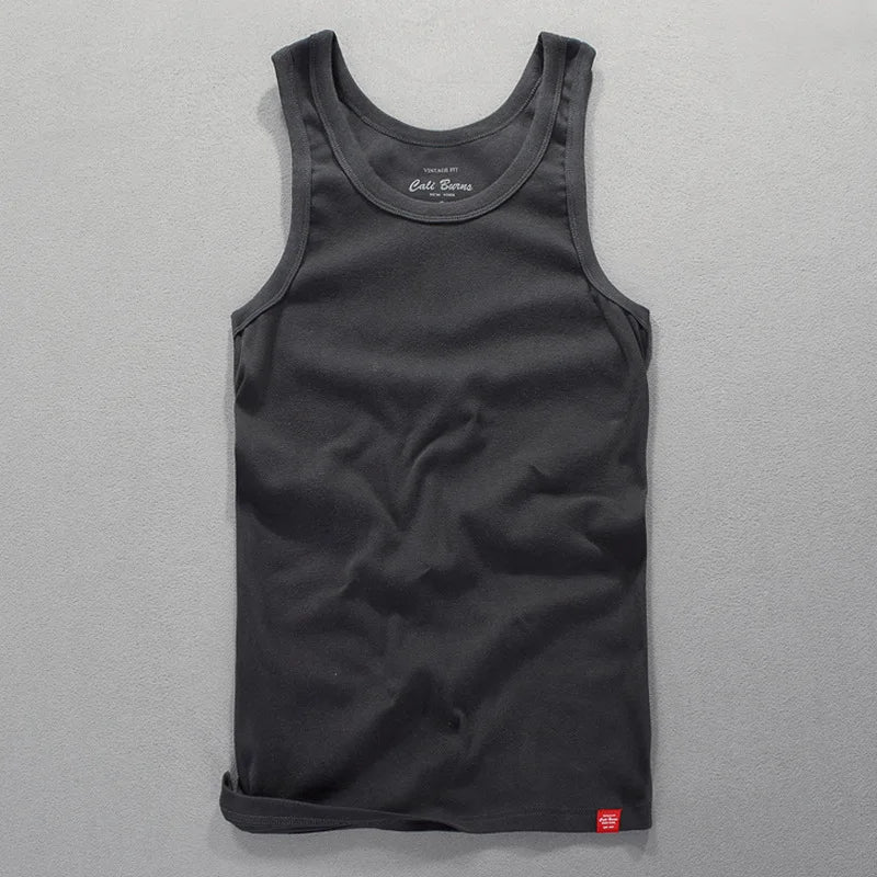 Áo Ba Lỗ Nam Mùa Hè Gym Cotton Đơn Giản 50K - Daisan Mart