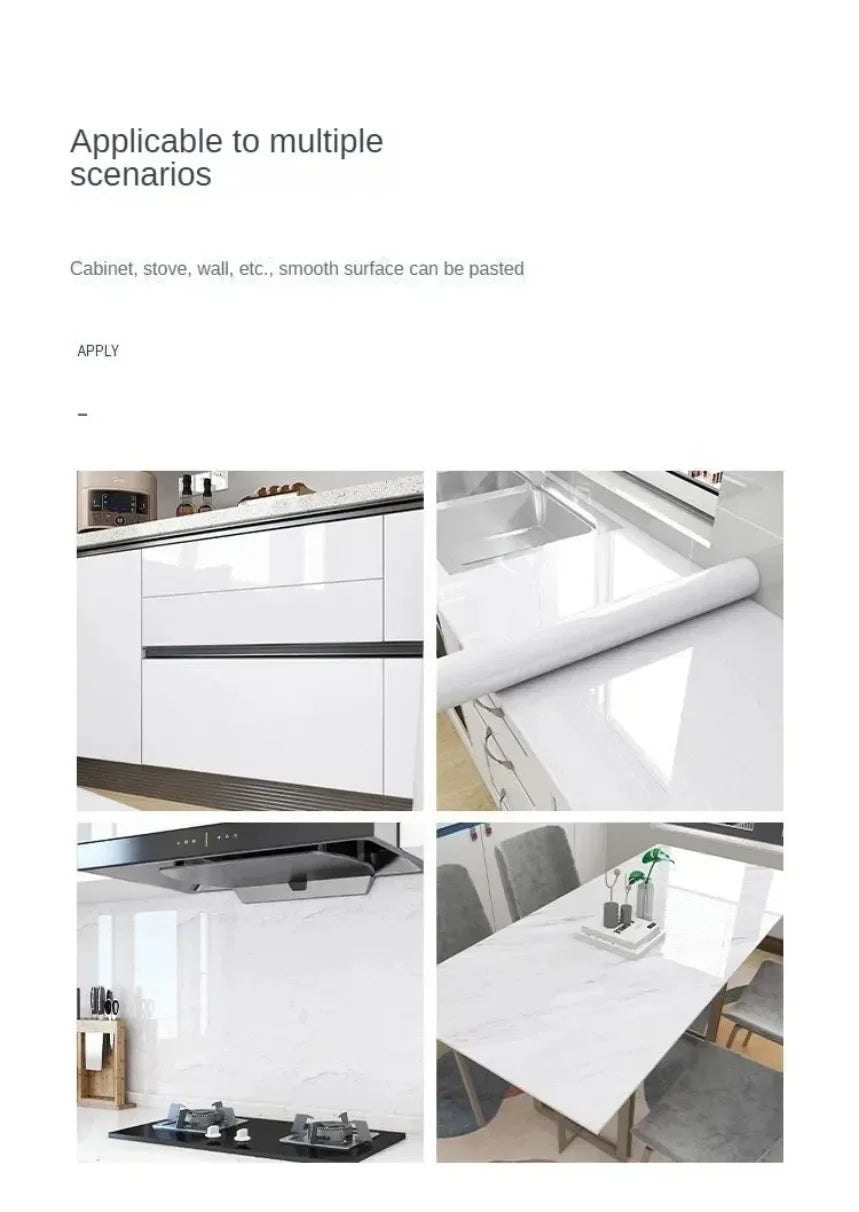 Miếng Dán Bếp Chống Dầu Đá Marble 60CM Tự Dính