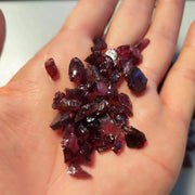 Natural Garnet Rough Stone - Decoration &amp; Energy Therapy