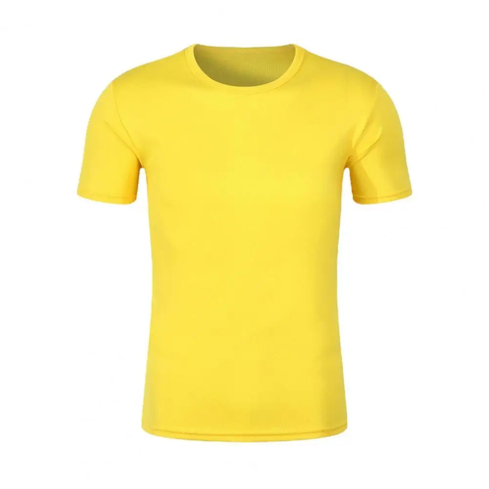 Unisex Quick Dry Running T-Shirt with Exquisite Edges