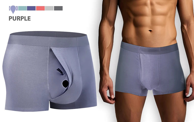 Men's Breathable Pouch Underwear Supports Phimosis Treatment
