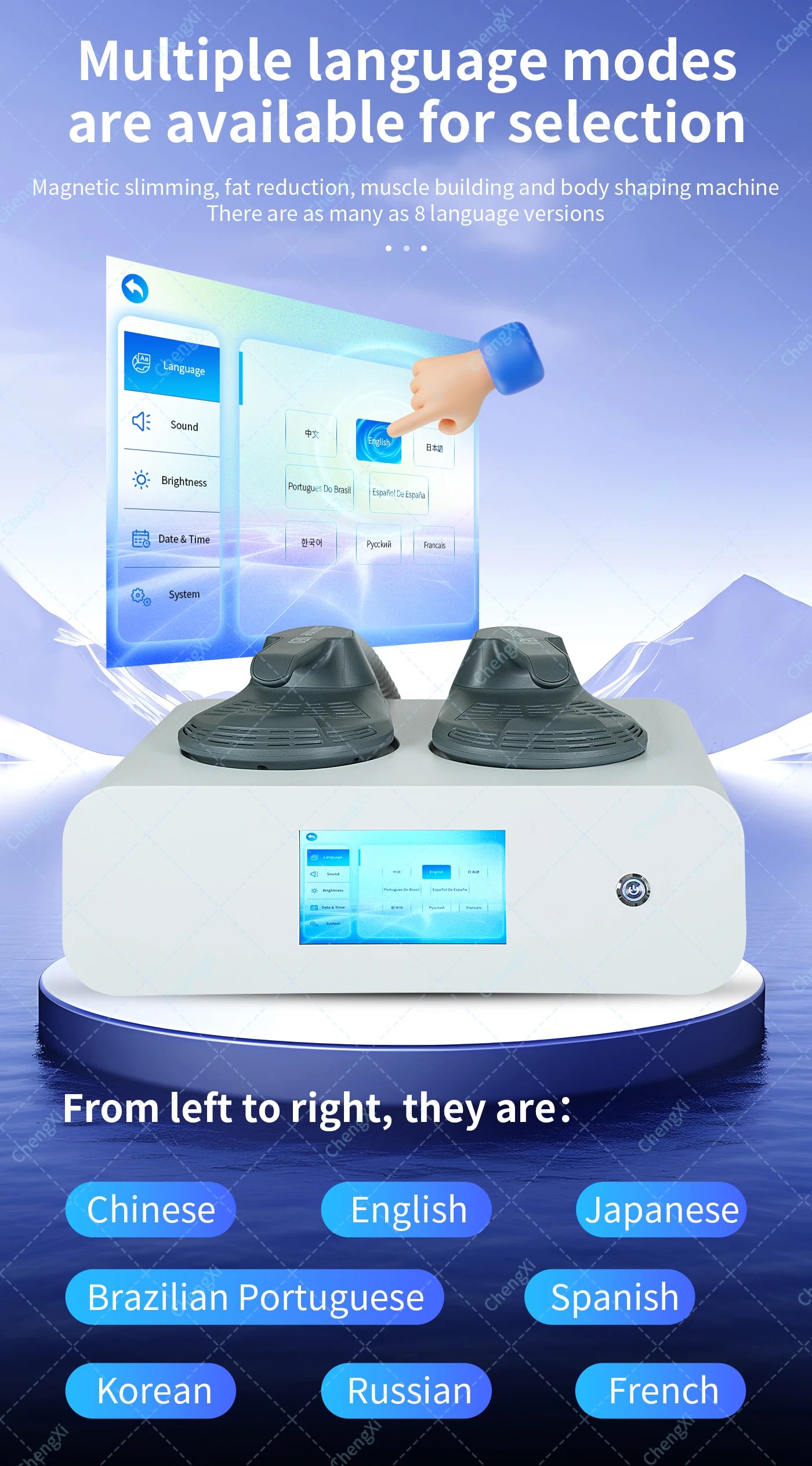 2025 Newest 4 Handles Emsone NEO 6500W Body Shaping build muscle fat removal Fitness Beauty and Health Massage Machine