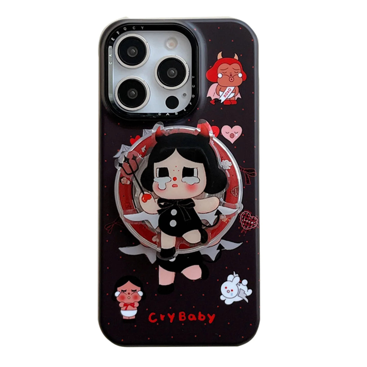 Ốp Lưng Từ Tính Bé Gái Khóc Dễ Thương iPhone 17/16/15/14 Pro Max