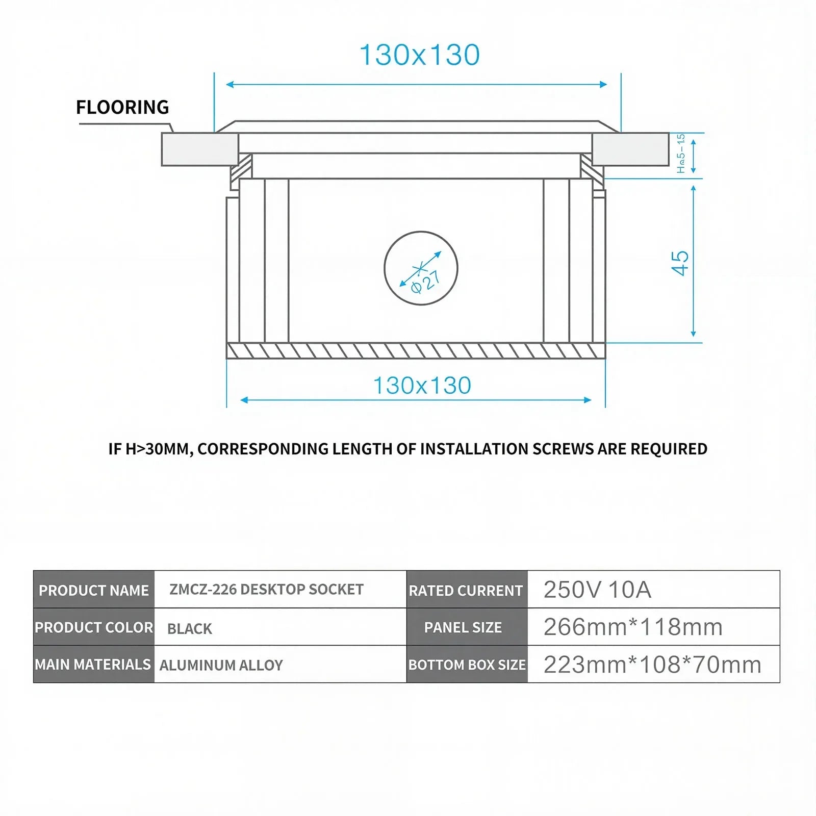 Ổ Cắm Đa Năng 6-in-1 USB/HDMI/RJ45 Hợp Kim Văn Phòng - Daisan Mart