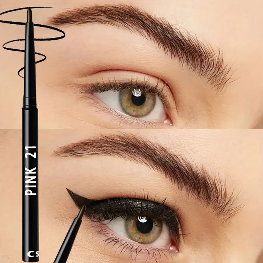5-Piece Black Eyeliner, Waterproof, Long-lasting, Smudge-proof