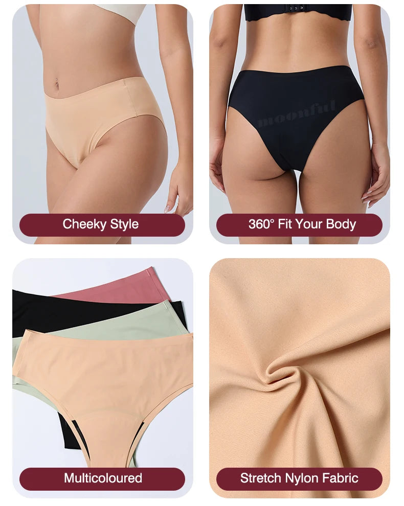 Women's High Waist Anti-Leak Menstrual Panties Super Comfortable