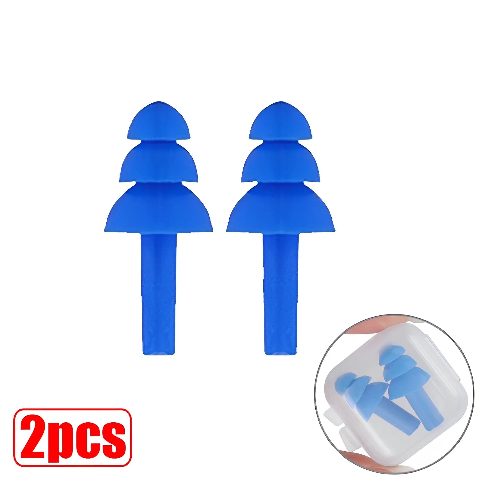 Nút Tai Chống Nước Giảm Ồn Silicone Cho Bơi Lội - Daisan Mart