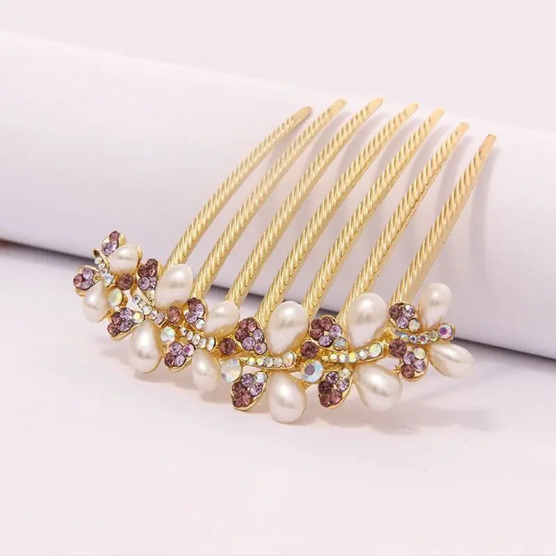 Trang Sức Tóc Pha Lê - Kẹp Tóc Dài Kiểu Nữ Rực Rỡ