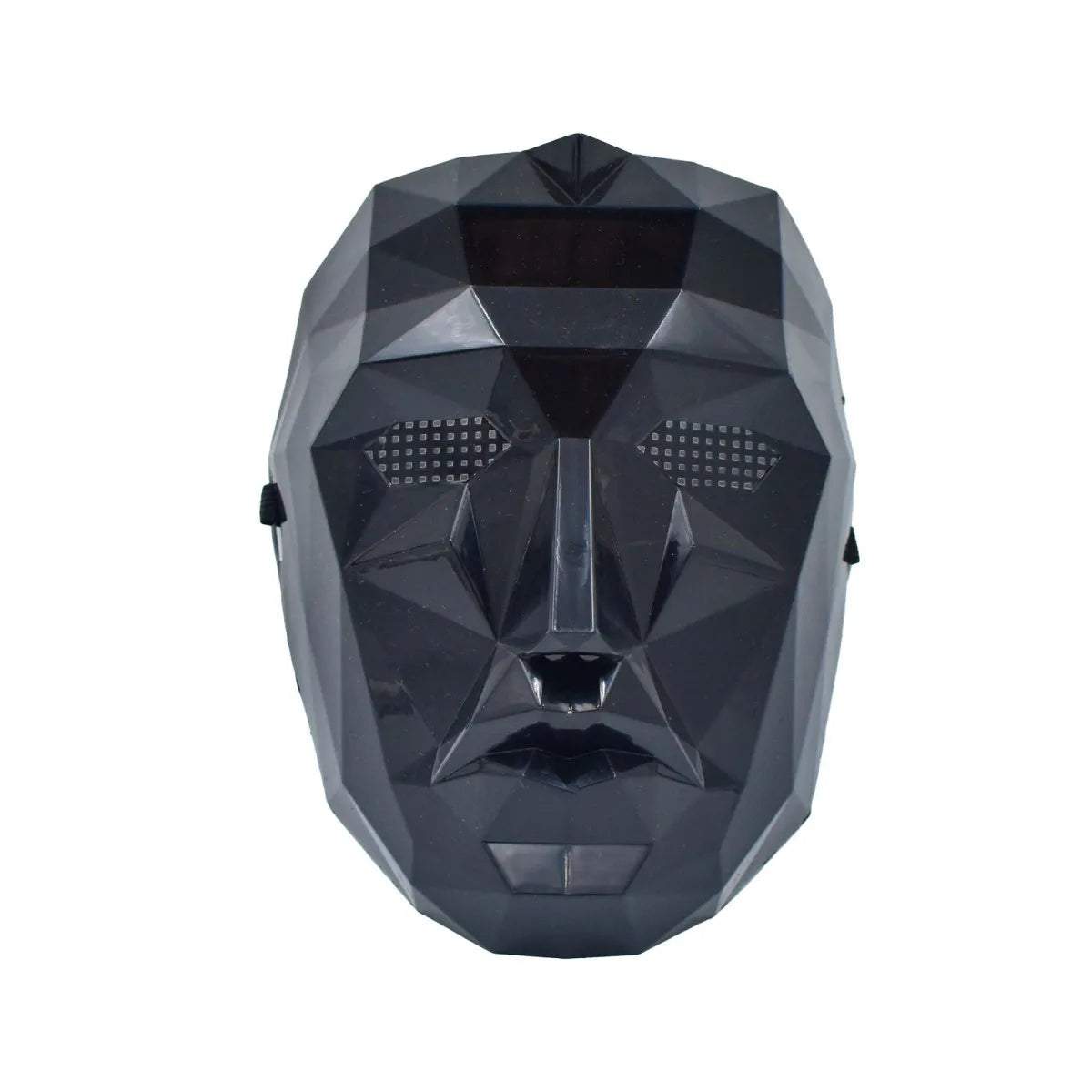 A black decorative mask, featuring a festive design, is ideal for cosplay parties, gala events, and decorative purposes. - Daisan Mart